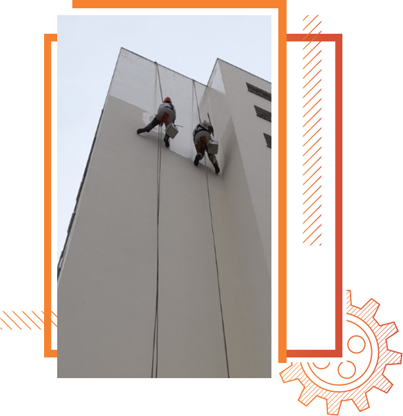 Pintura e restauração de fachada